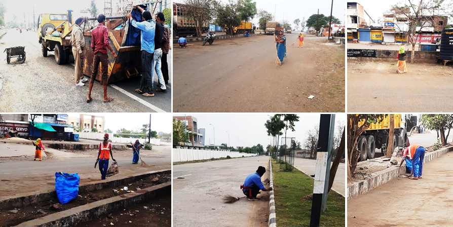 SwachhBhopal's tweet photo. स्वच्छ भोपाल-स्वस्थ भोपाल
नगर निगम द्वारा ज़ोन-15, ट्रांसपोर्ट नगर में विभिन्न सड़कों की साफ-सफाई कराई गयी। 
#SwachhBhopal #MyCleanCity #SwachhSurvekshan2021 #SSJosh https://t.co/jaZ2gtQ5ns