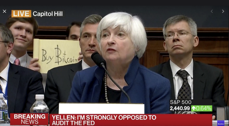 The best point made at the Semiannual Monetary Policy Report to the Congress on July 12, 2017.