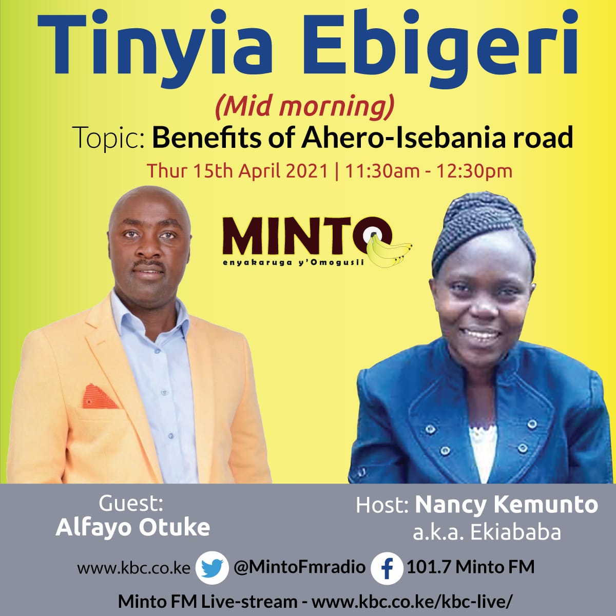 Karibu Totinyie Ebigeri goikera 1PM
#MintoFM
#Ebigeri