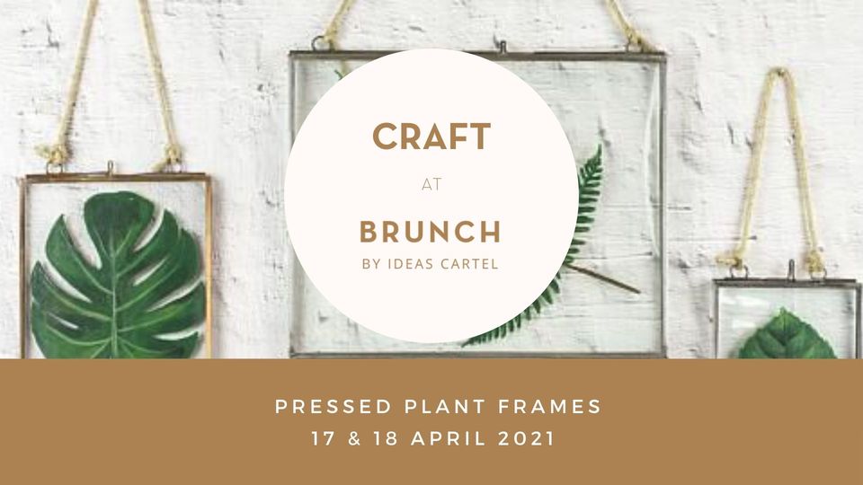Looking for a DIY activity for this weekend?
At BRUNCH Café you can practice a different craft each weekend!

This weekend: Pressed Plant Frames | Craft at BRUNCH

Get your ticket here 👉 qkt.io/PlantFrames