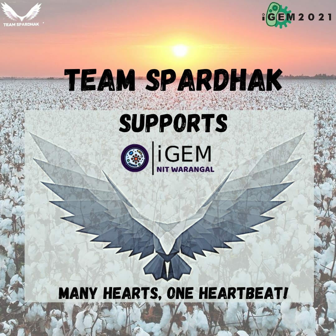 iGEM_NITW's tweet photo. “Many Hearts, One Heartbeat” 
 The Eagle of Spardhak took a flight nine years ago and flies high in the Vicinity Now. A new Gem is evolving in the harbor of NIT Warangal. A Nutrition of support, A love of motivation, and A care of the batchmates are all they’re looking for. https://t.co/RXc5BZKDr7