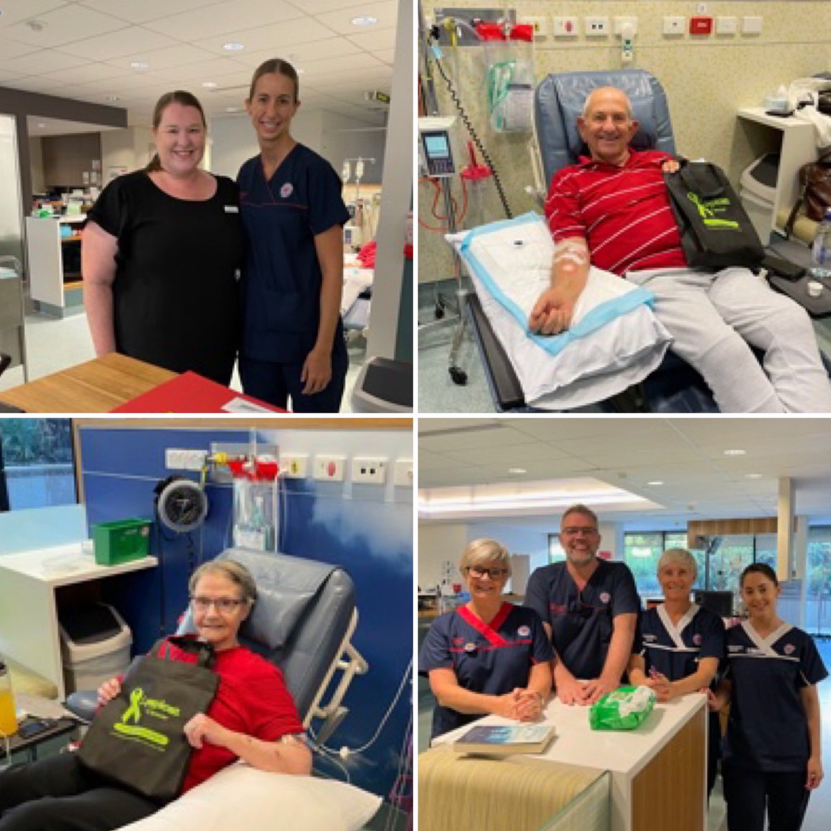 Thanks for your hospitality today! It was fabulous to spend time with the amazing Nurses and patients on the haematology day therapy unit Sir Charles Gairdner Hospital 💚
#lymphomaawareness #lymphomanurses