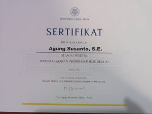 SendangDesa's tweet photo. Dalam rangka pengembangan kapabilitas pelayanan publik desa, Pejabat Pengelola Informasi Desa mengikuti serangkaian kegiatan diantaranya :
Mengikuti Webinar Keterbukaan Informasi Publik dengan PPID Utama Universitas Gadjah Mada (29 Juli 2020) : https://t.co/Ci8UzZ9EFb