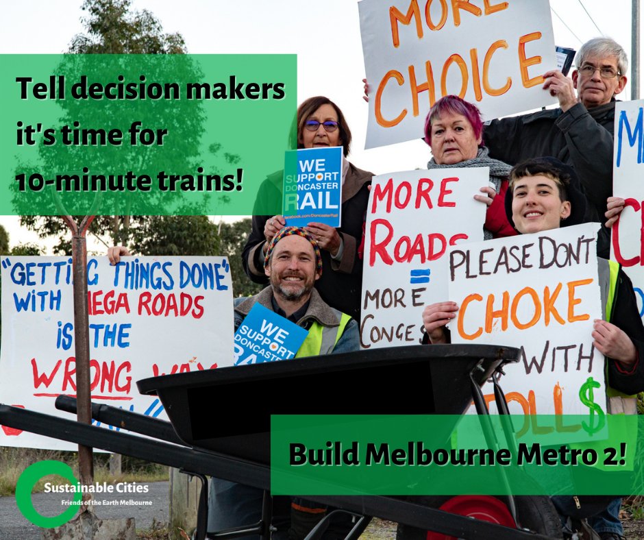WeSustainCities's tweet photo. Tired of long wait times and crowded trains?
We're calling on @JacintaAllanMP, @timpallas, and @DanielAndrewsMP to commit to the MM2 rail.
The MM2 will help us get on track for 10 minute trains, so you can turn-up-and-go!
Sign the petition: https://t.co/HABtwjP9ko
#BuildMM2 https://t.co/xoFzKn8VX0