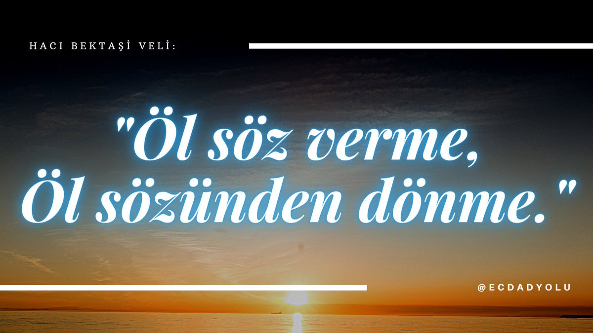 ALLAH'u TEALA'nın İMTİHAN için yarattığı YENİ bir GÜNE girdik. Şehirli,köylü,işçi,tüccar, siyasetçi,memur HERKESİN tüm gün SÖZLERİNE SADIK kalması dileğiyle.. Rabbim VERDİĞİMİZ sözleri TUTMAK nasip etsin, Nifaktan bizi korusun.. #HayırlıSabahlar #SözündeDur