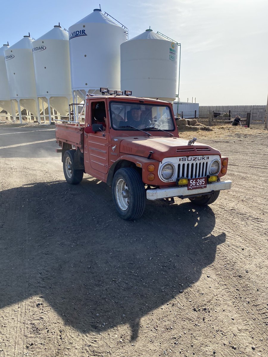 DWarren21's tweet photo. Childhood dream came true today, I’ve loved this truck since I can remember and today I got to bring it home.  Suzi is her name and it’ll truly always be Papa Dave’s I’m just looking after it for him now.  #suzuki #livinthedream https://t.co/DZvPdZiYgB