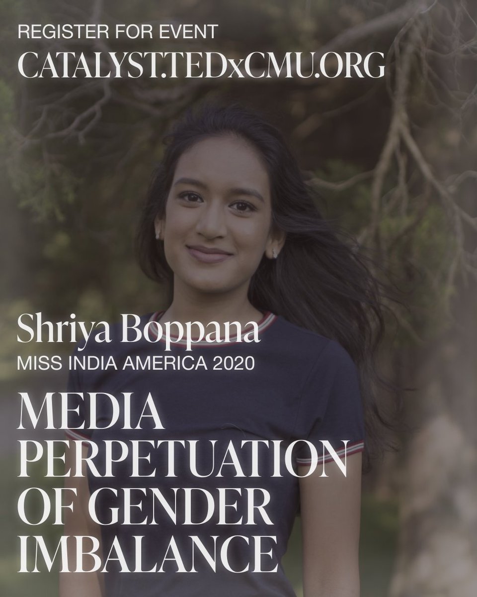 TEDxCMU's tweet photo. MEET THE SPEAKERS: Shriya Boppana

Shriya Boppana is a student at Carnegie Mellon University, Miss India America 2020, author, and TV host of her own show, “Becoming a Voice with Shriya Boppana." Check out our website to learn more about Shriya! https://t.co/81qh5erACb