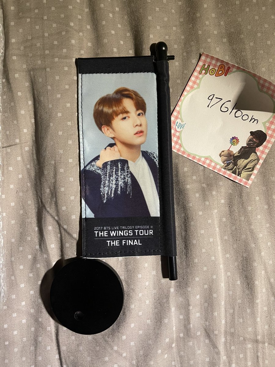 WTS 2017 Jungkook Wings Tour The Final mini flag! In great condition only one available $26 + shipping.