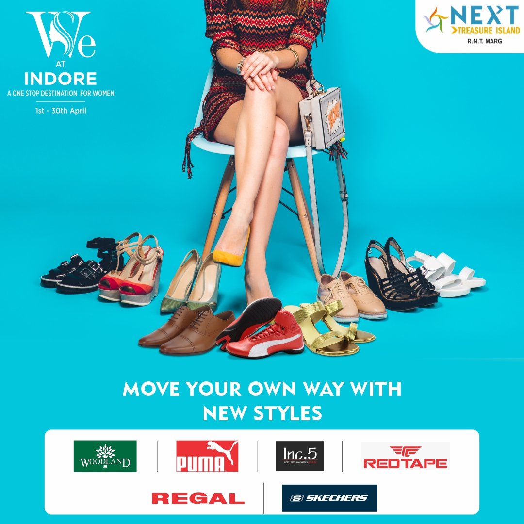 Styles to enhance your style statement.
Head to #TINext Mall and choose from a widest range of footwear to glam your look.

Visit us to explore more!
#indianmalls #nexusmalls #shoppingleague #indore #mallsinindore
