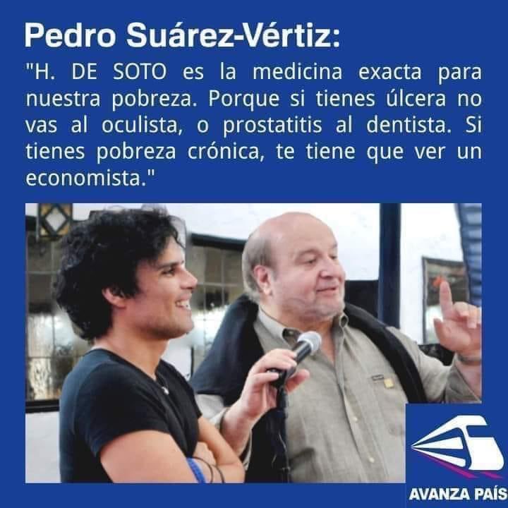WilliamLunaPeru's tweet photo. #HernandoDeSoto ☝️ https://t.co/WU8h4xYXLu