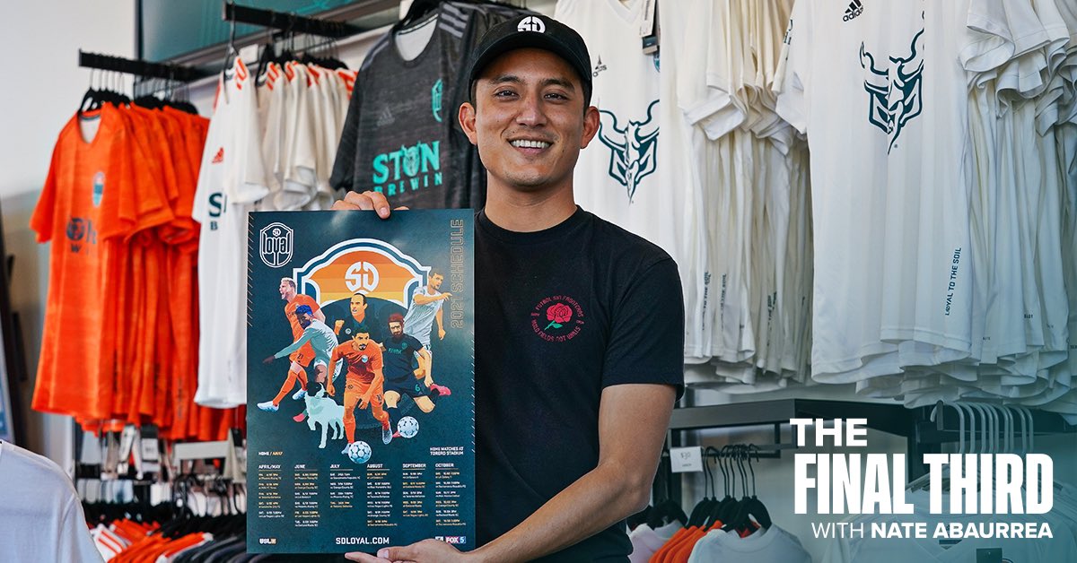 SanDiegoLoyal's tweet image. “I was born in Mexico City and grew up in Chula Vista. San Diego is my home.”

The backstory on @thisisntjosue, who designed our 2021 Schedule Poster, plus the 5️⃣ matches @NateAbaurrea is most looking forward to. #FinalThird

📰 » bit.ly/FinalThirdv4