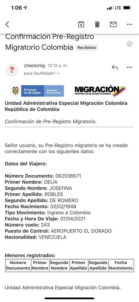 saulfeliperr's tweet photo. y buen trato a las personas, pero en esta oportunidad vemos que están vulnerándose los Derechos Humanos, de Salud y bienestar de una señora de la 3ra edad. Adjunto foto de que los requisitos fueron cumplidos, y en el caso d la declaración jurada d @MigracionCol después de ls 12am https://t.co/42hV9DsmGe
