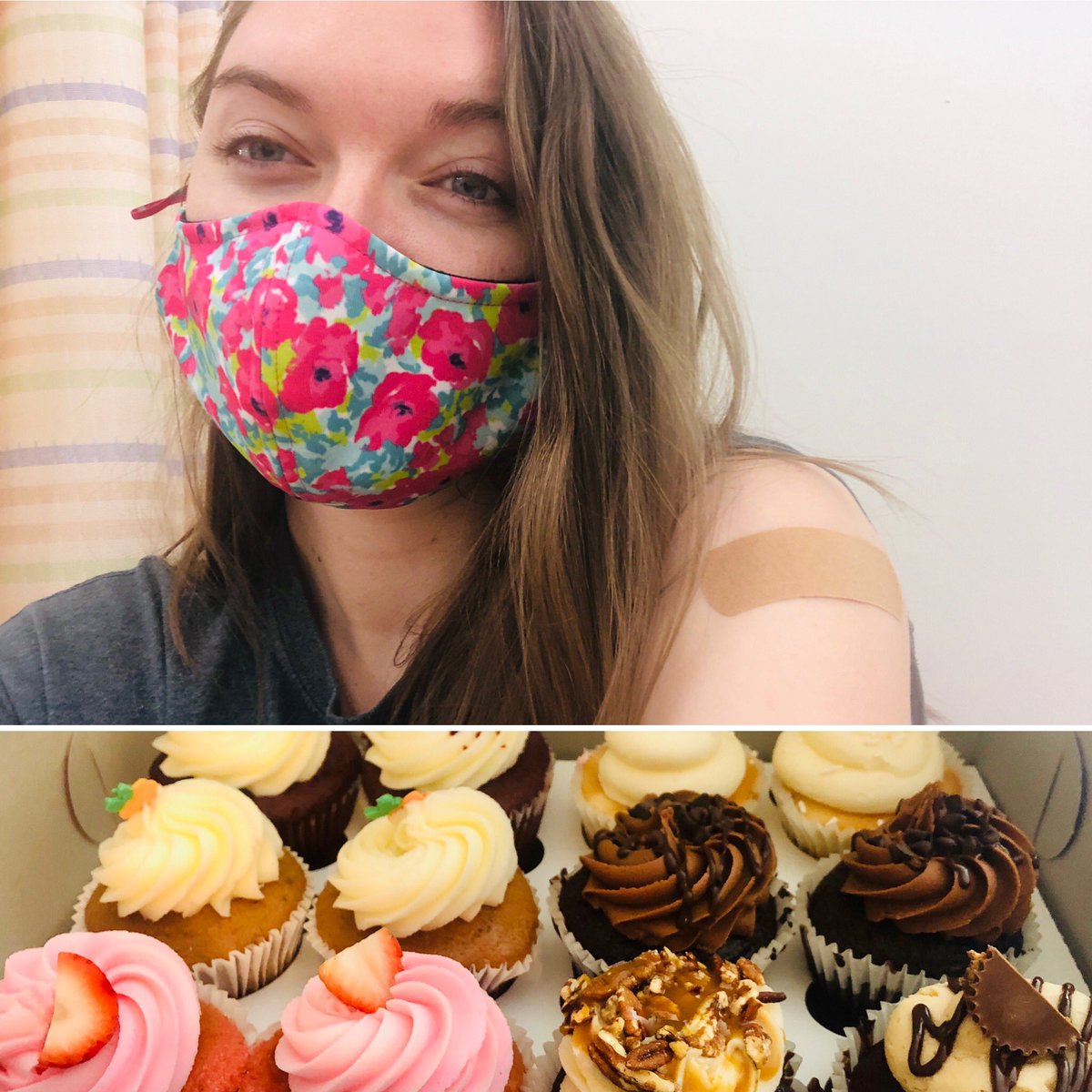 ashley_godwin's tweet photo. 🎉🎉 Thank you everyone for the birthday wishes! I had a wonderful day! I got my 2nd vaccine and I ate my weight in cake. Here’s to another year around the sun! 🎉🎉 https://t.co/1okLICHkhV