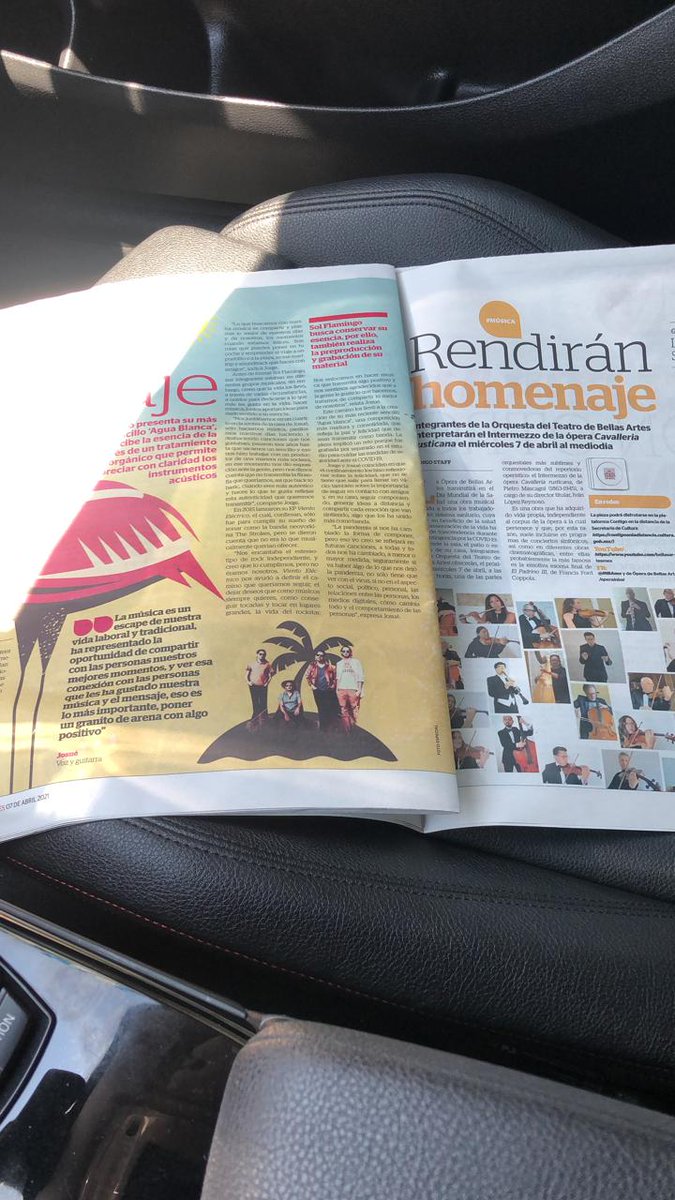 solflamingo's tweet photo. Pues nada, que hoy salimos en el periódico. 🖤🌿🌴 https://t.co/IJnlrUX0UG