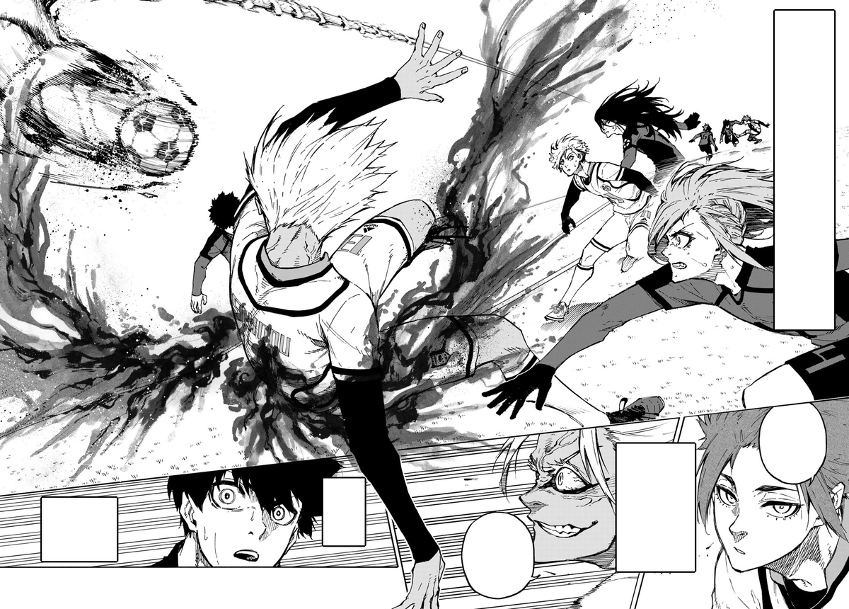 Ramin_Akira's tweet photo. ⚠SPOILER GEFAHR⚠ zu #BLUELOCK (Kapitel 126)
.
.
.
.
.
.
.
.
.
.
.
.
.
.
.
Die 2.Hälfte hat begonnen! Sae und Shidou sind zusammen ein KRANK GEFÄHRLICHES TEAM!
Sae mit der Flanke und aus dem nichts ist da einfach Shidou!😲 Wenn Niko nicht wäre Uhhhh
#ブルーロック #BlueLock126 https://t.co/X7iFxUqo7V