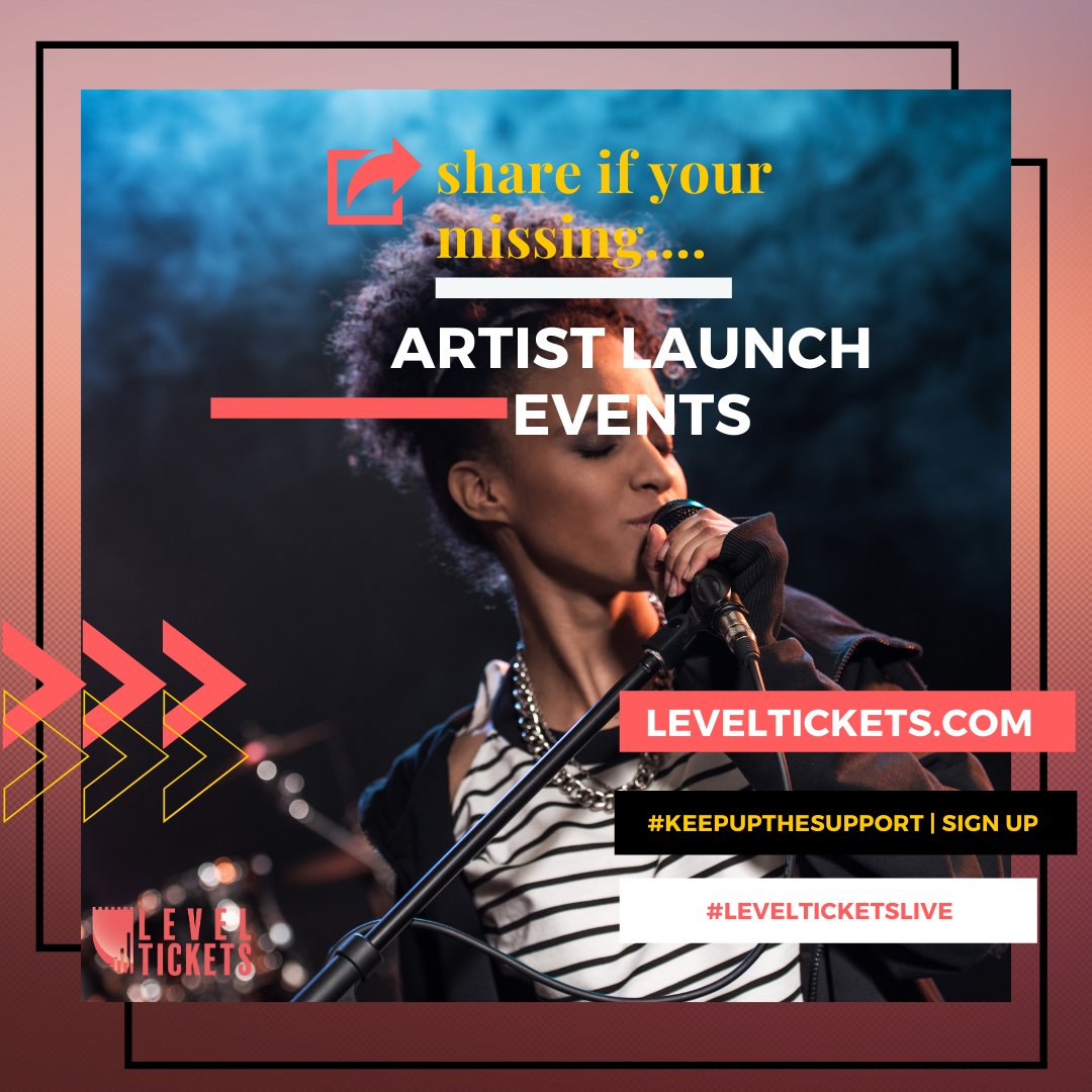 📣Level Tickets services offers secure online ticketing &amp; event promotion 👉👉🏼👉🏽👉🏾
💻 SIGN UP 🎟️ JOIN OUR EVENTS COMMUNITY 
🔗 services.leveltickets.com/home/signup
#️⃣ #levelticketslive #conferences #events #livemusic #theology #spokenword  #livemusic