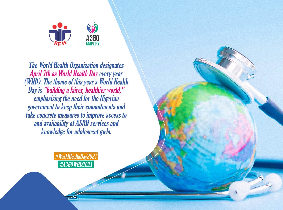 a360nigeria's tweet photo. @a360nigeria reiterates the importance of the state Government prioritizing adolescent sexual reproductive health—continuous care and access to dual contraception and scale to make adolescent girls more safe.#WorldHealthDay2021 #A360WHD2021 https://t.co/lxnL08yOJD