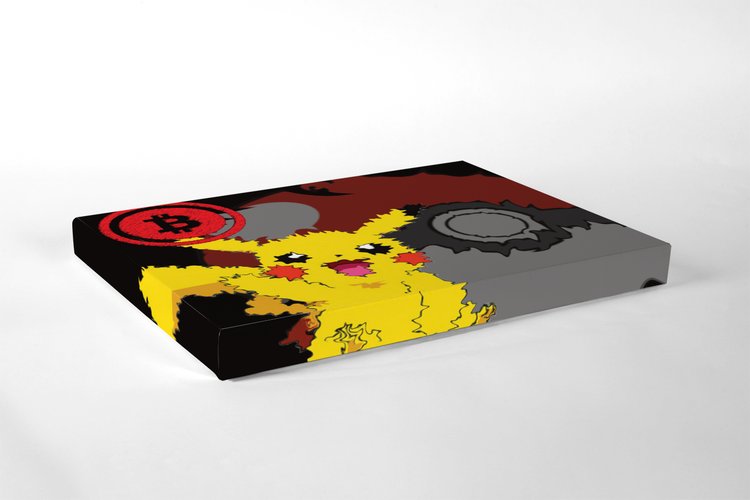 CryptoCarl18's tweet photo. Creating some more canvas prints today. They are for sale and I can do custom pieces as well. ✅📈💰

#Bitcoin #BTC #Art #Pokeman #Pickachu #Canvas #ForSale https://t.co/pdCmCPQxQF