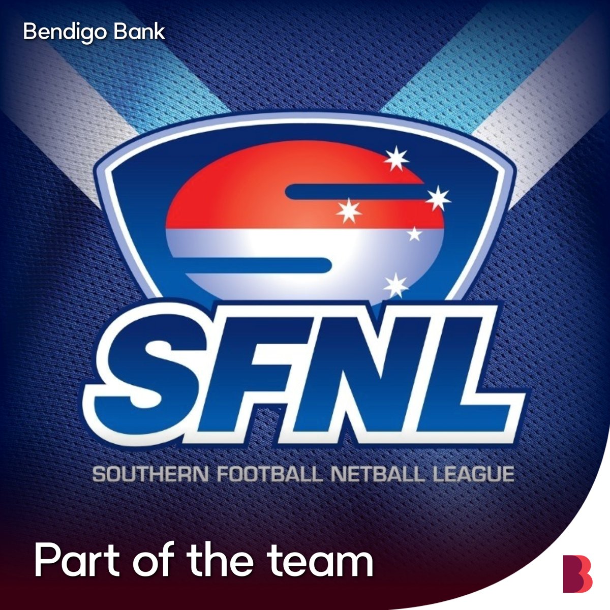 Bendigo Bank is a major partner of the Southern Football Netball League and they wish all the players, teams and officials a great 2021 season. If you need help to plan your goals, visit your local Bendigo Bank branch. They're part of your team.