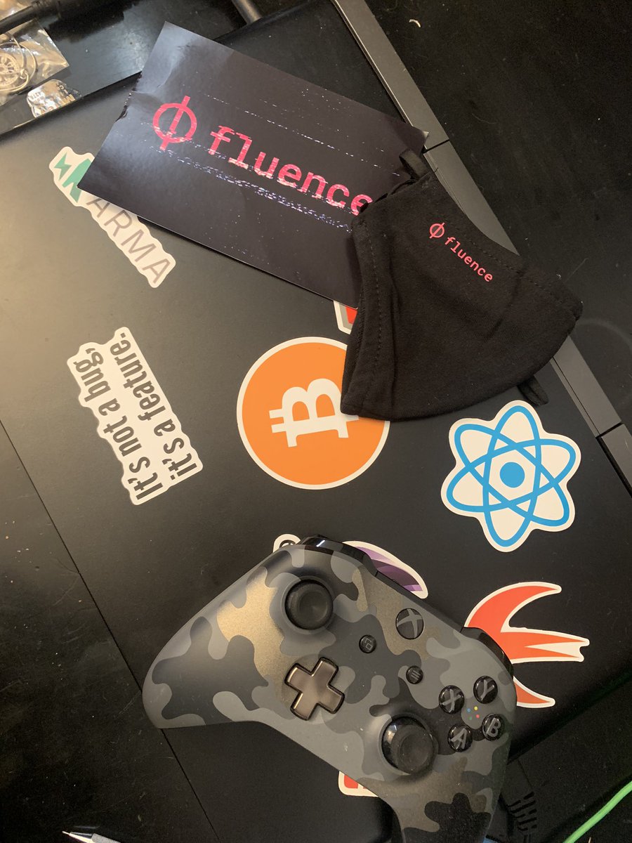 Crypto_Tania's tweet photo. Iβm just missing a sticker π₯° #stickerplease @fluence_project Thank you so much for the swag πππ #aquamarinelife #crypto #future https://t.co/KLF5NucX31