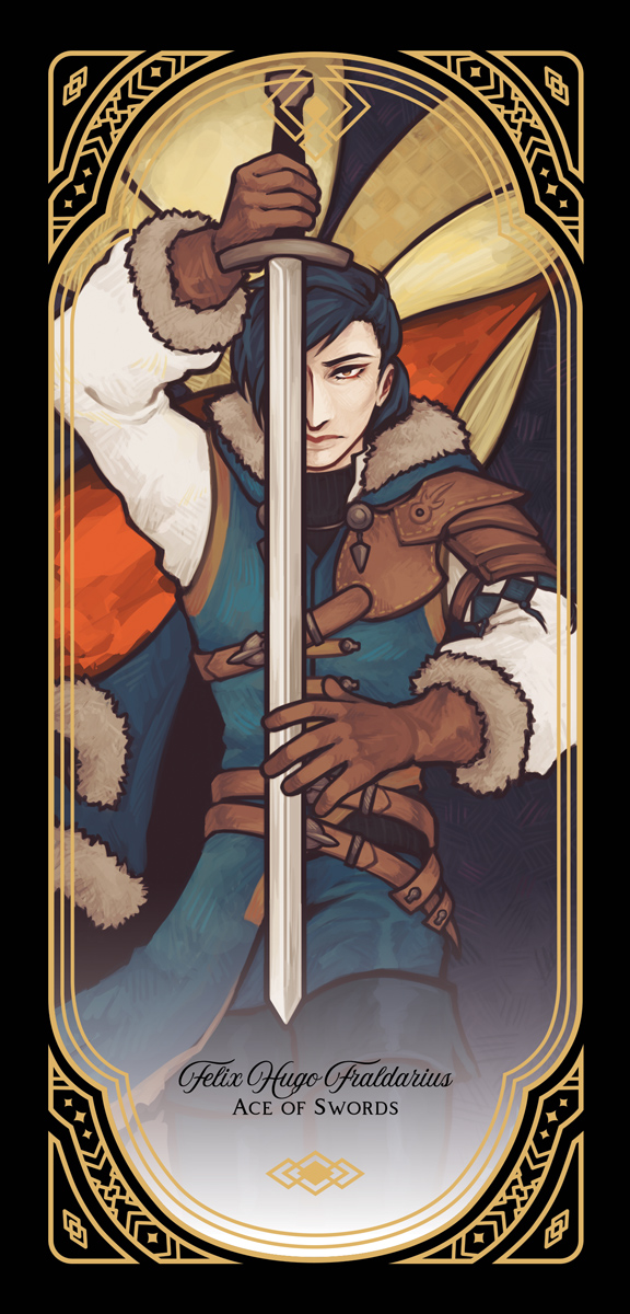 SORDHAND's tweet image. my cards for @3htarot! ten of wands and ace of swords. 

a second round of pre-orders for the deck is now available!
