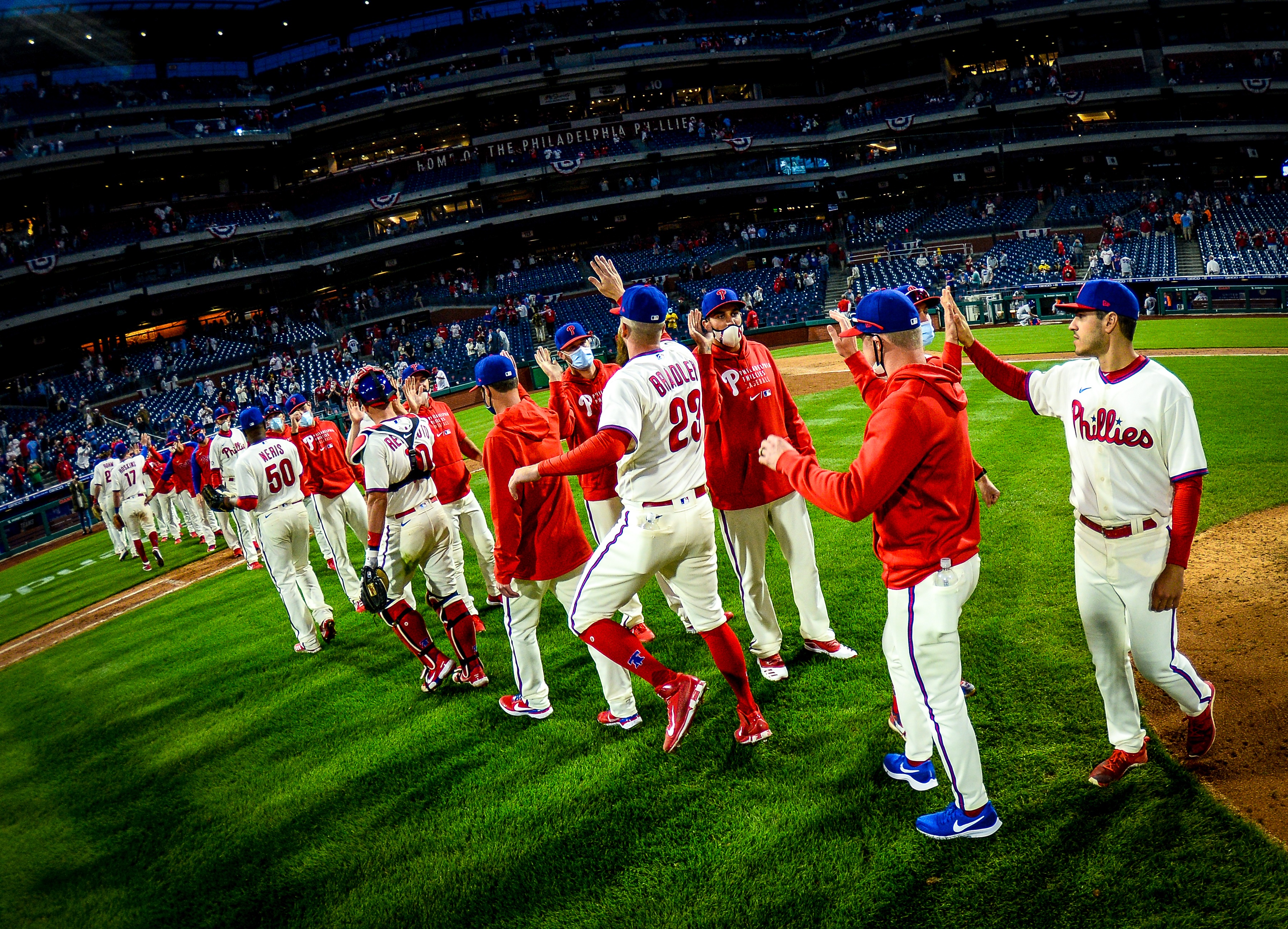 Philadelphia Phillies on X: Game one, game won #RingTheBell   / X