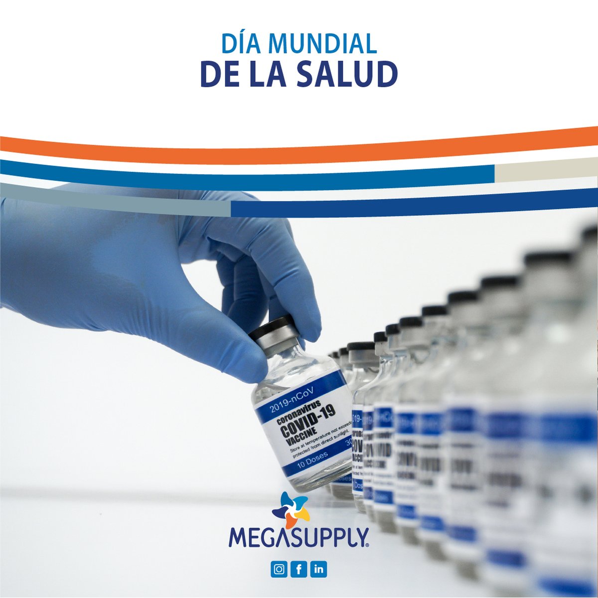 MegasupplyES's tweet photo. En el día Mundial de la Salud, la familia de Megasupply se une al reconocimiento de los héroes sin capa que hoy están al frente de la lucha contra el COVID-19. 

¡Gracias por cuidarnos!

#diamundialdelasalud https://t.co/jUmxZvASBF