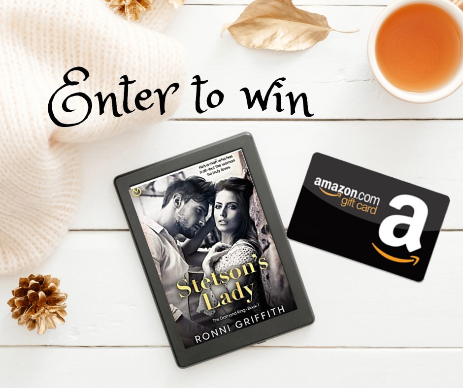 ❦༻✵🌹✵༺❦Contemporary Cowboy Romance Author Ronni Griffith is giving away an amazon giftcard!. Follow her to be entered in this giveaway and get updates on her books
redcarpetfiction.com/ronni-griffith