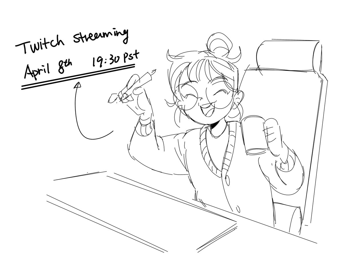 Going back to streaming on Twitch tmr at 7:30 pm (pst), I'm gonna be working on that SK8 mermaid au illustration if you are interested. My twitch link:https://t.co/c1Lbjb55bO