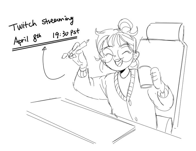 Going back to streaming on Twitch tmr at 7:30 pm (pst), I'm gonna be working on that SK8 mermaid au illustration if you are interested. My  twitch link:https://t.co/c1Lbjb55bO 
