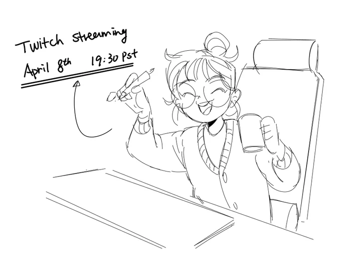 Going back to streaming on Twitch tmr at 7:30 pm (pst), I'm gonna be working on that SK8 mermaid au illustration if you are interested. My  twitch link:https://t.co/c1Lbjb55bO 