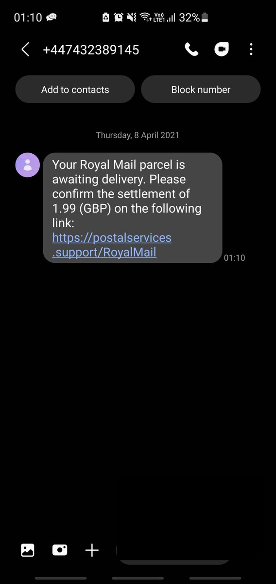 mon_cherrelle's tweet photo. @RoyalMailHelp is this you? What would the fee be for? https://t.co/TovlfTX9Bf