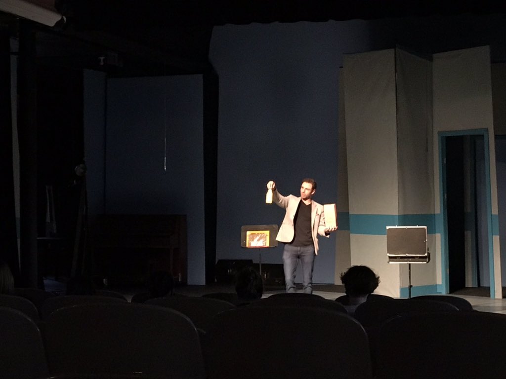 StudentLifeMASU's tweet photo. a HUGE @mayvillestate thanks to @danthonymagic for a terrific set tonight. Oh, I have the bag, Dave. Whoop, whoop! https://t.co/6g6m3U1QIn