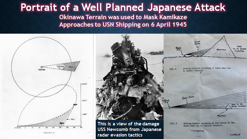 They used this experience to fly low over still-Japanese occupied northern Okinawa to evade sea level radar coverage to get right on top of amphibious shipping at Hagushi beach from the east.