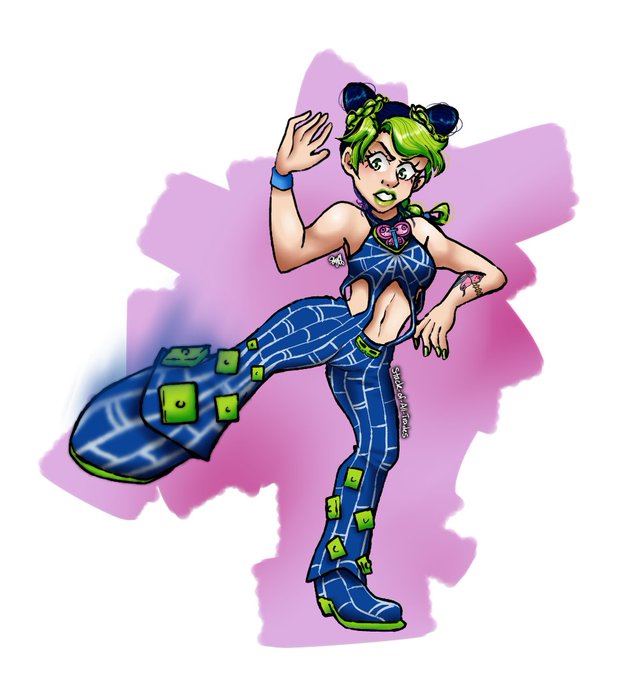 Stone Ocean Final Battle by Hachurart on Newgrounds