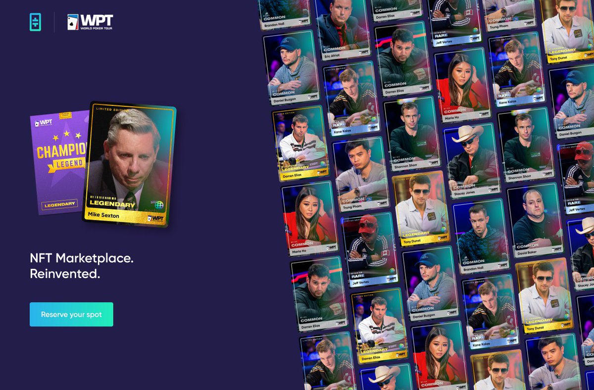 WPT's tweet image. WPT and @Theta_Network to Launch World’s First Real-time NFT Marketplace with the Live Premiere of WPT Season XVIII. 

♠️ WPT.THETADROP.COM