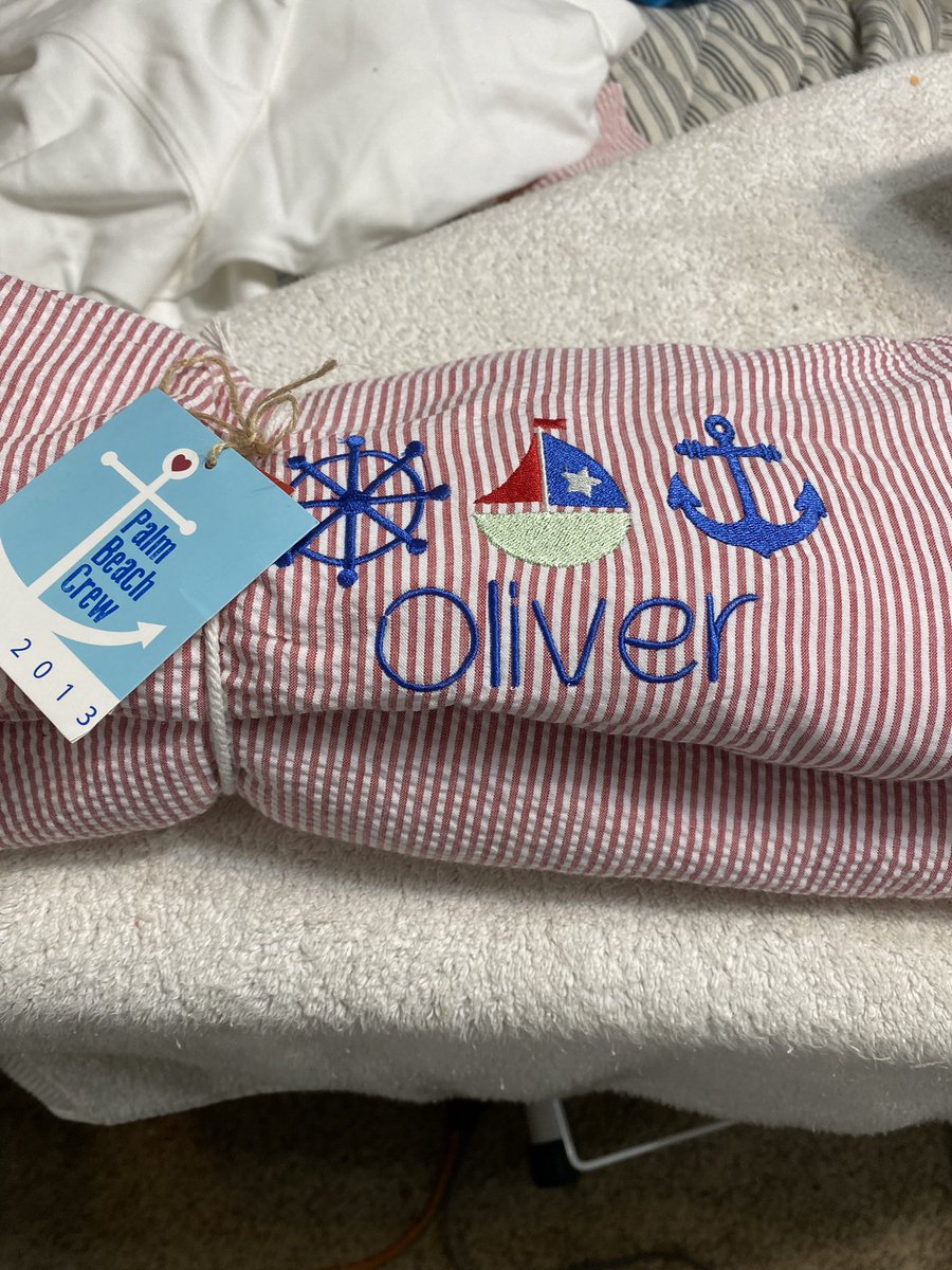 I know I’m wishing my like away but I can’t wait for summer. Spent the day personalizing ther adorable beach/bath towels for babies.