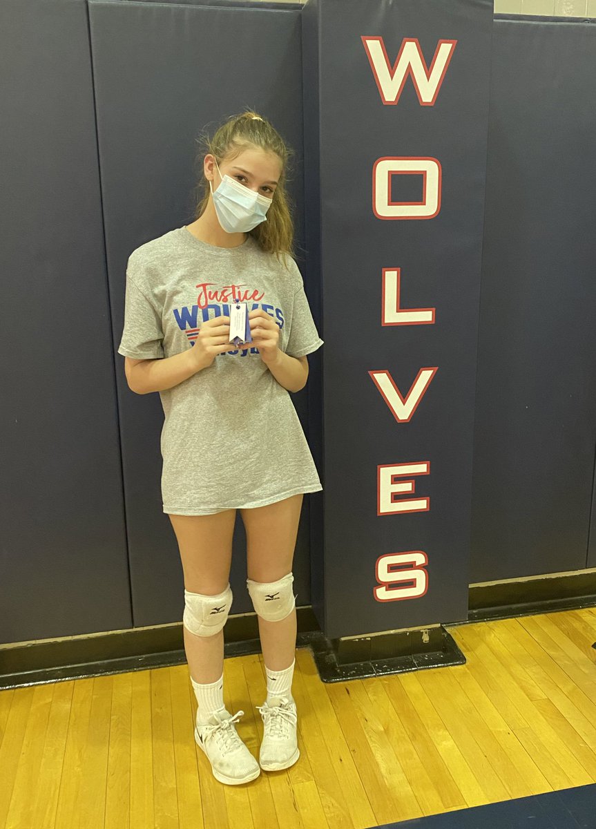 wolf_vball's tweet image. We wrap up our regular season this week and by overwhelming support the team selects Stella McKitrick as their final Nail Award recipient! #tough #levelheaded
