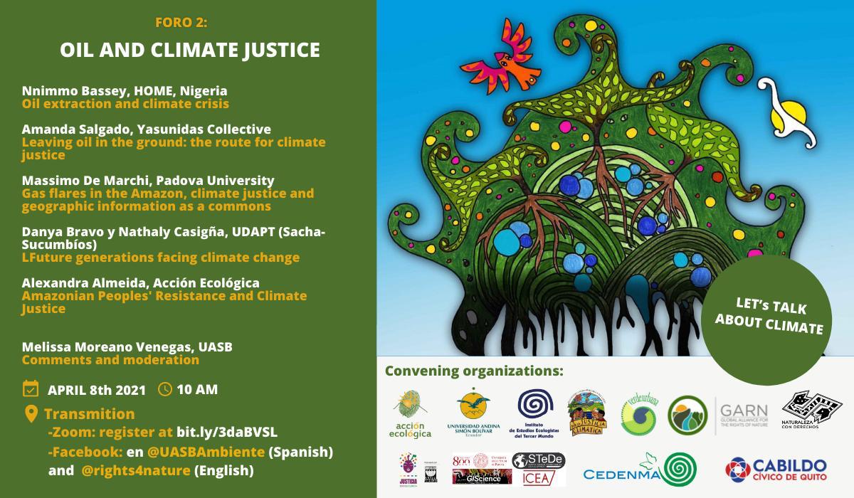 garnglobal's tweet photo. 📢Webinar series | Oil and climate justice 🌏
📅 Thursday April 8th
🕙 10 hs🇨🇴🇲🇽🇪🇨🇵🇪
🕛 12 hs 🇦🇷🇧🇷
Register for free here 👉 https://t.co/WMnSfcSzpP
#LetsTalkAboutClimate https://t.co/JOJByZG5H4