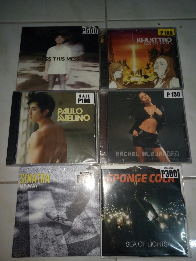 Available Stocks (Part 6)
No Walk-In Until April 11
Same Day Delivery and Shipping Only
Assorted OPM CD's
All Brand New (Sealed/Unsealed)
P100 - P550 each only
PM or text 09954596796 for order and reservation