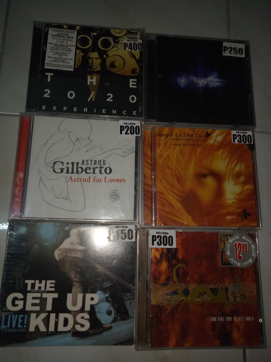 Available Stocks (Part 7)
No Walk-In Until April 11
Same Day Delivery or Shipping Only
All Brand New (Sealed/Unsealed)
Mostly Local Pressed (Made In Philippines)
P100 - P400 each only
PM or text 09954596796 for order and reservation