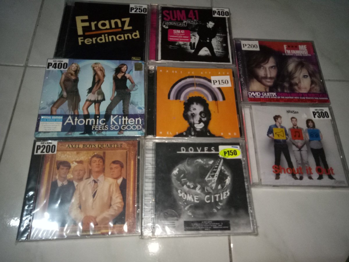 Available Stocks (Part 7)
No Walk-In Until April 11
Same Day Delivery or Shipping Only
All Brand New (Sealed/Unsealed)
Mostly Local Pressed (Made In Philippines)
P100 - P400 each only
PM or text 09954596796 for order and reservation