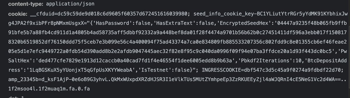 BitClout uploads your keys to their server on every API request. Any employee with access to that server can steal all the money on the platform at any time

@nadertheory and team are too incompetent to build a browser wallet, so they decided not to 🤷‍♀️ 

10 pbkdf iterations 💀