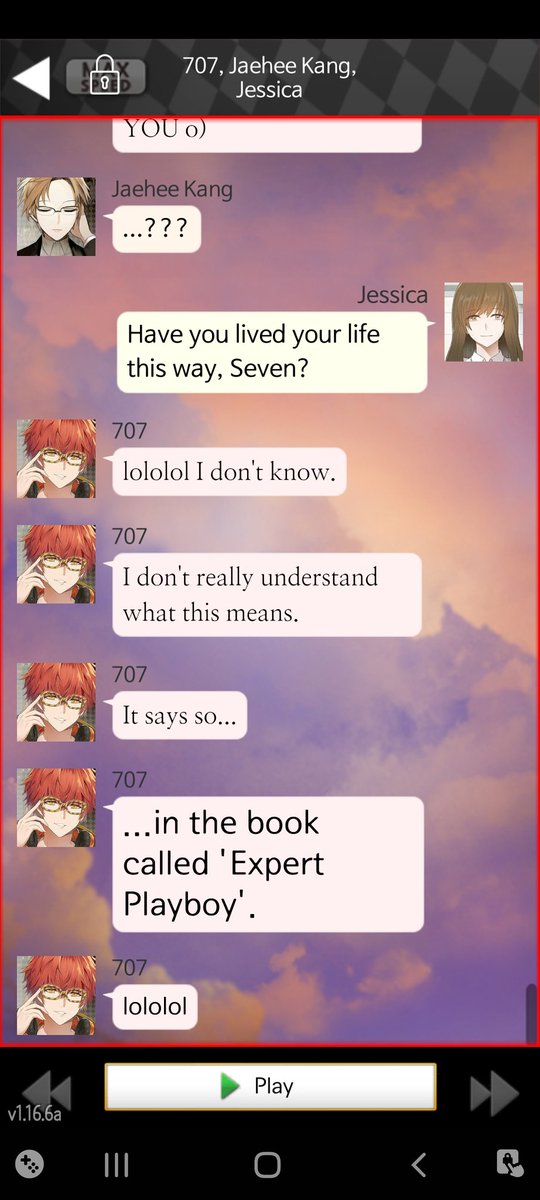 God DAMMIT Seven I KNOW you're suffering