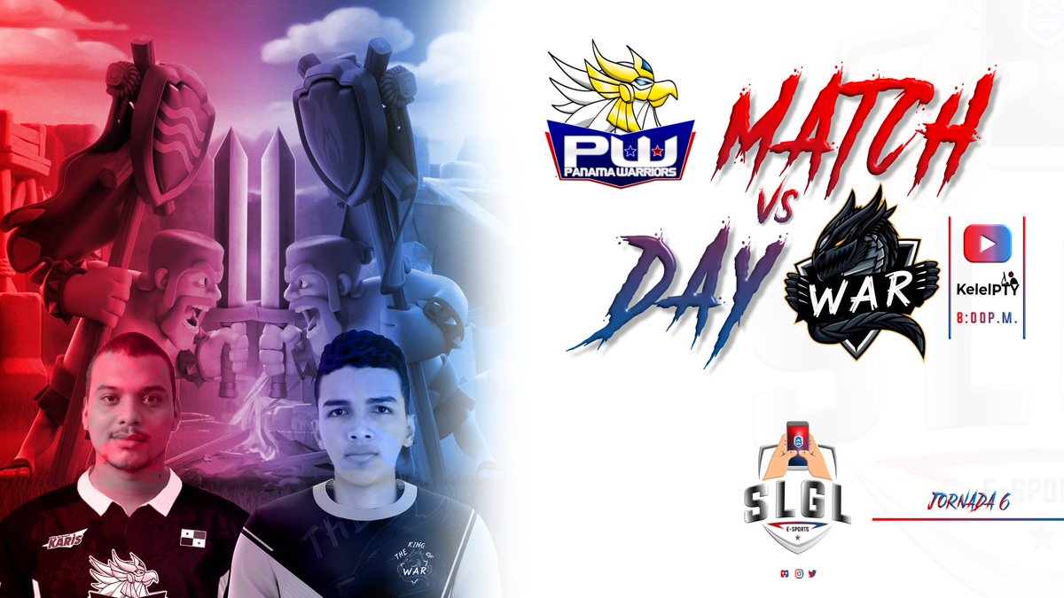 Match Day🏟 | #SLGL 🇵🇦

<a href="/Panamawarriors/">Panama Warriors</a> 🆚 <a href="/TheKingOfWar16/">Miguelito</a> 

#SinLagGamersLeague 🏆
