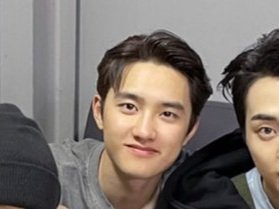 saranghaedks's tweet photo. i get why kyungsoo is a hot topic right now on k-forums such as theqoo. he really looks younger and more handsome than ever. that comma hair is everything https://t.co/hBxAUH8c5g