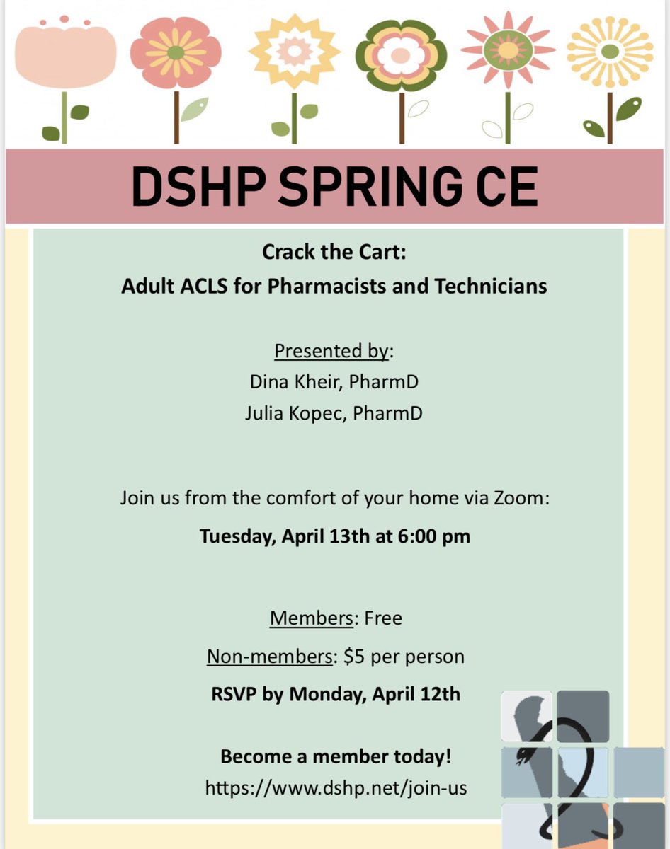 DinaKheir5's tweet photo. Come join us as we discuss one of our favorite topics! @ASHP_EMPharm @ASHPOfficial @ACCP https://t.co/mBk12auCj7