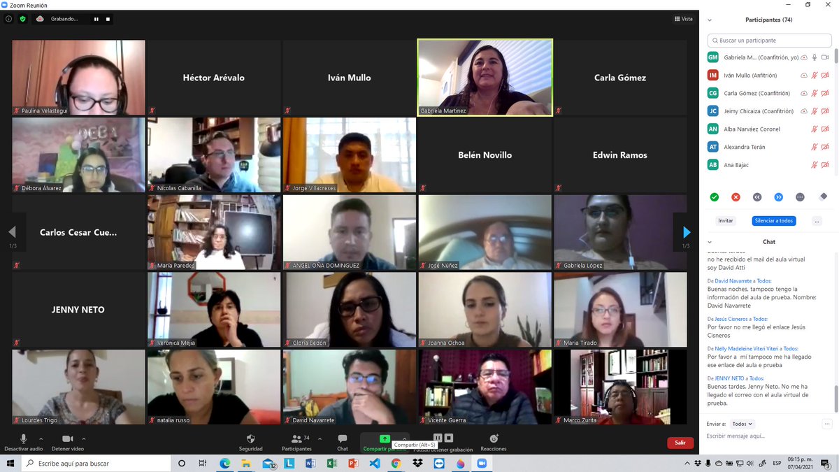 natasha11_11's tweet photo. Iniciando el primer taller del curso de Gestión Técnica de Aulas Virtuales en la UASB-E.
Un gusto compartir con excelentes profesionales con el tema de implementación del diseño en el aula virtual. https://t.co/QoihtisCd0