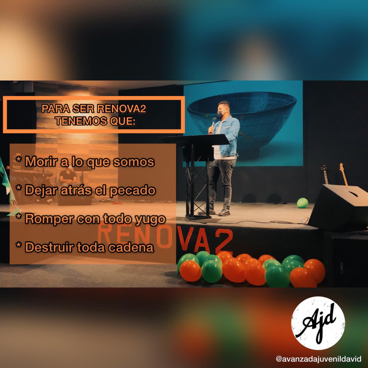 avanzadajd7's tweet photo. -Todo lo que fue el retiro RENOVA2 2021. 🔥#JuntosPodemos #IAmAjd #TiempoDeAvanzar. https://t.co/uaSJRnb94R