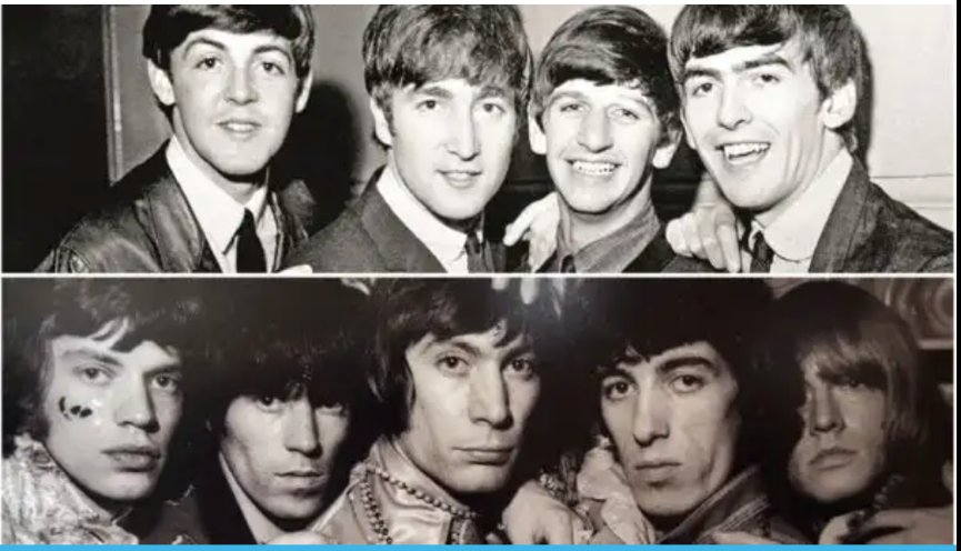 DatosdeRock's tweet image. El primer encuentro entre los BEATLES y los STONES tuvo lugar la noche del 14 de abril de 1963 en el Crawdaddy Club, ubicado en Richmond, Reino Unido durante una presentación de los STONES. En ese momento, el cuarteto era un suceso en Inglaterra y los Stones una banda incipiente.